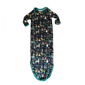 Emerson And Friends Night Forest Bamboo Sleep Gown Size Newborn